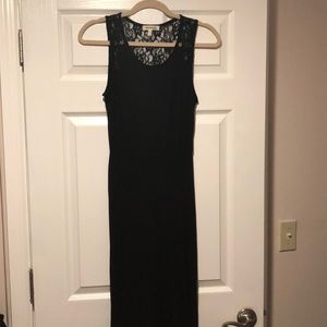 Black Maxi (lace back)
